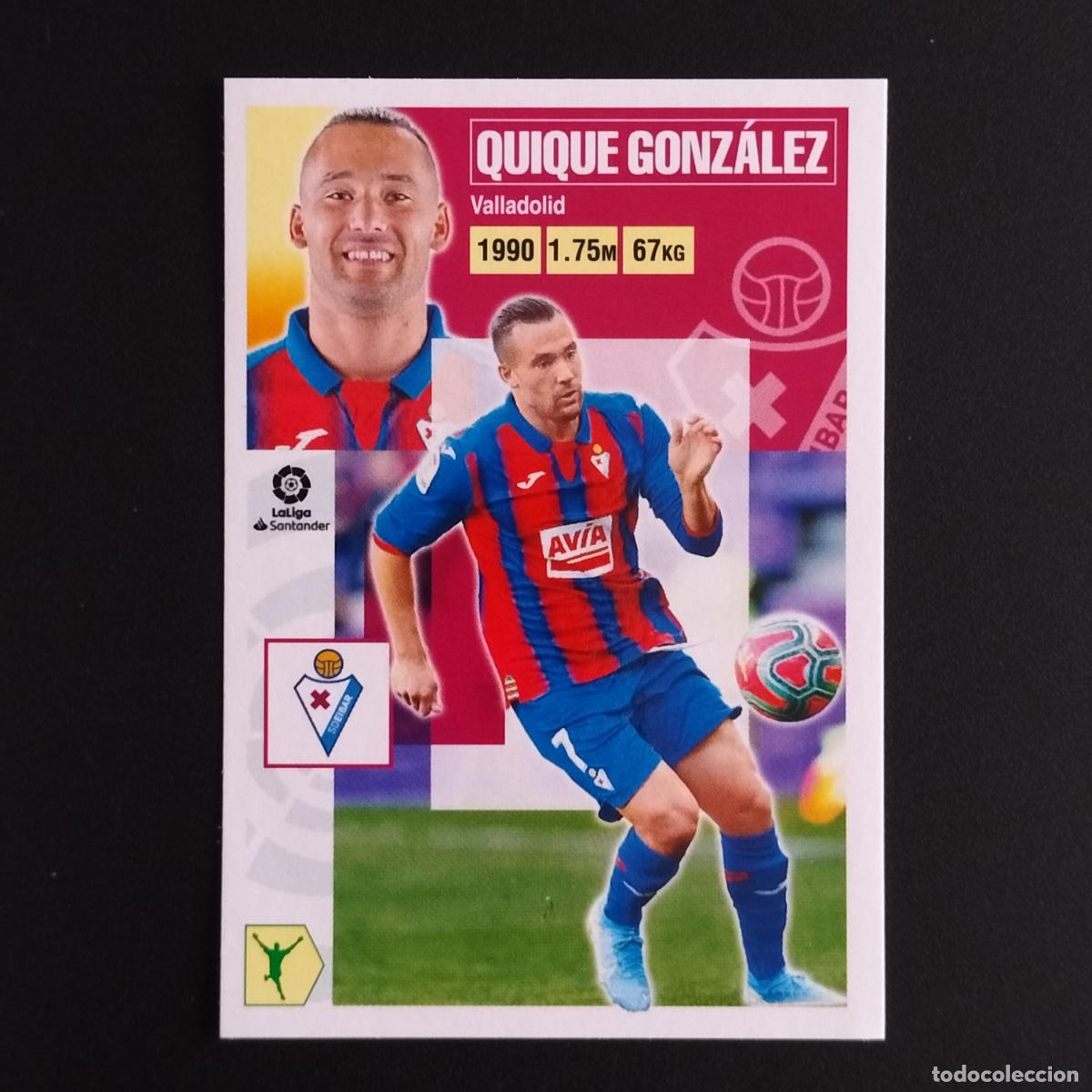 Cartes &agrave; collectionner de Football: N&ordm; 17 QUIQUE GONZALEZ EIBAR CROMOS LALIGA SANTANDER ESTE 2020 2021 20 21 LIGA PANINI