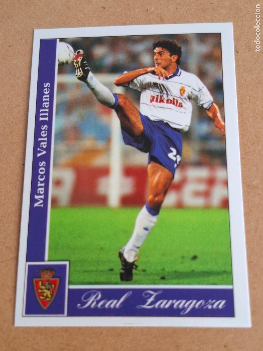 Cromos de F&uacute;tbol: MUNDICROMO 2001 2002 01 02 - 485 MARCOS VALES - REAL ZARAGOZA