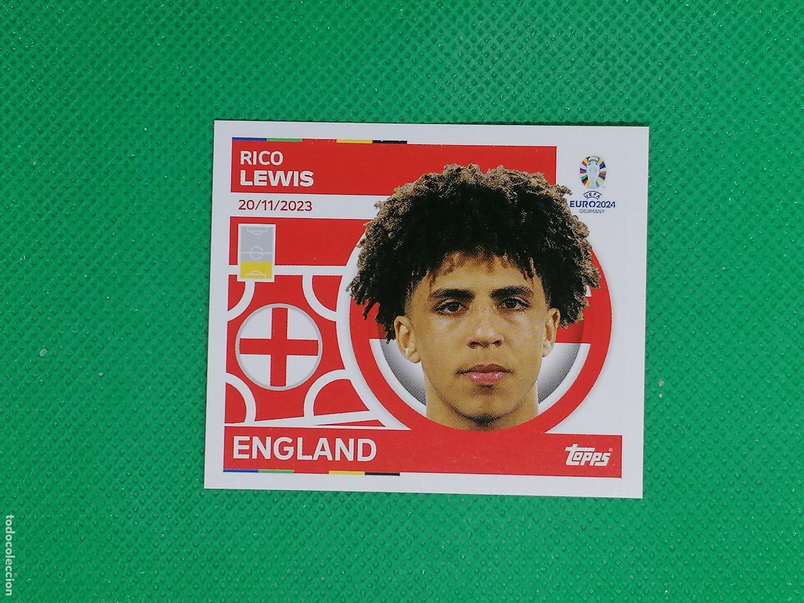 Fu&szlig;ball-Sticker: ENG 12 ENG12 RICO LEWIS INGLATERRA ⚽ TOPPS EURO 2024 24 GERMANY STICKERS ⚽