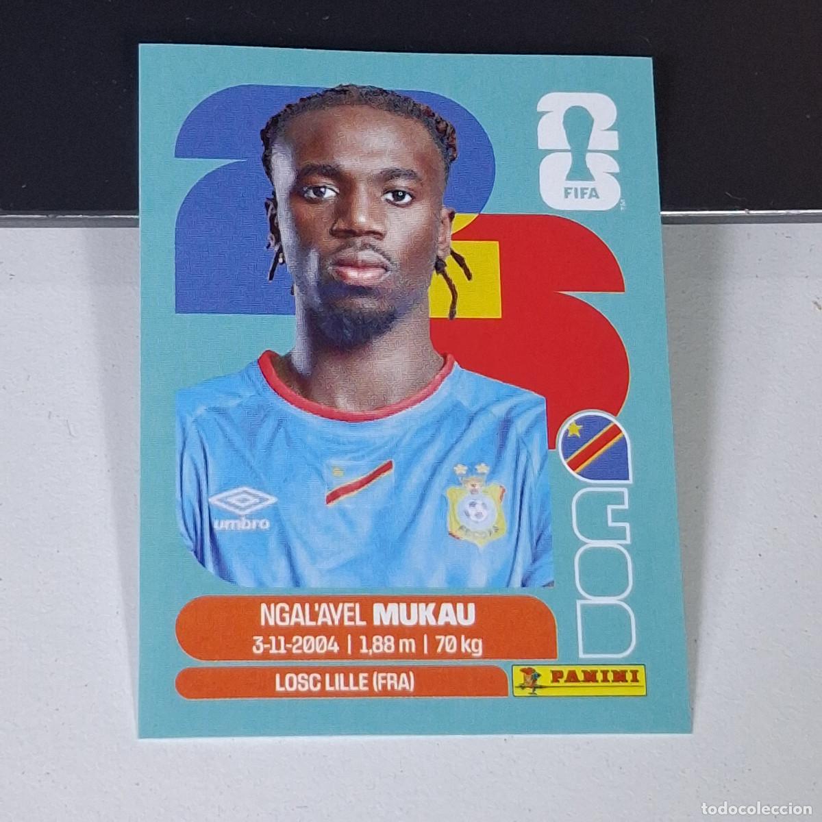 Cartes &agrave; collectionner de Football: B15 COD 9 COD9 NGAL&acute;AVEL MUKAU CONGO COD MUNDIAL FIFA WORLD CUP 2026 STICKER PANINI