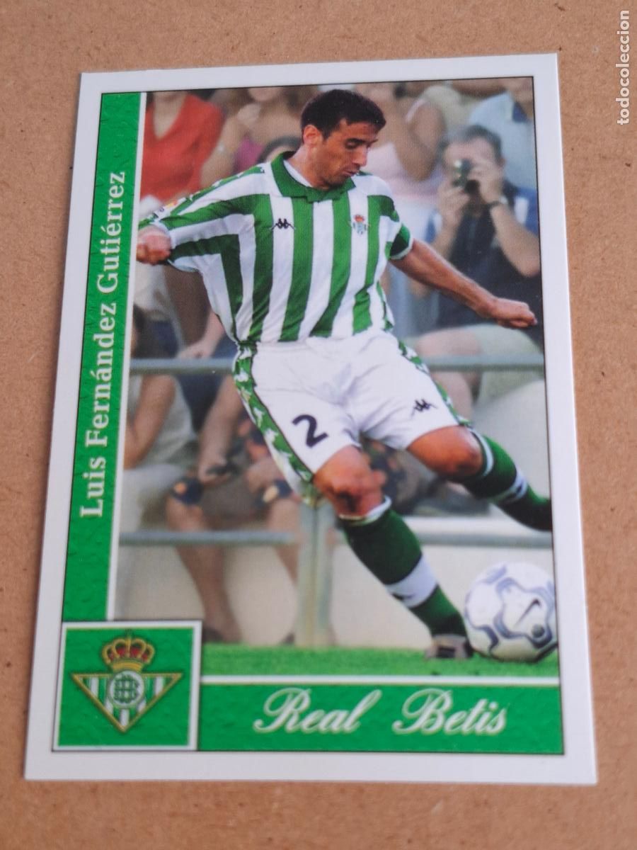Fu&szlig;ball-Sticker: MUNDICROMO 2001 2002 01 02 - 487 LUIS FERN&Aacute;NDEZ - REAL BETIS