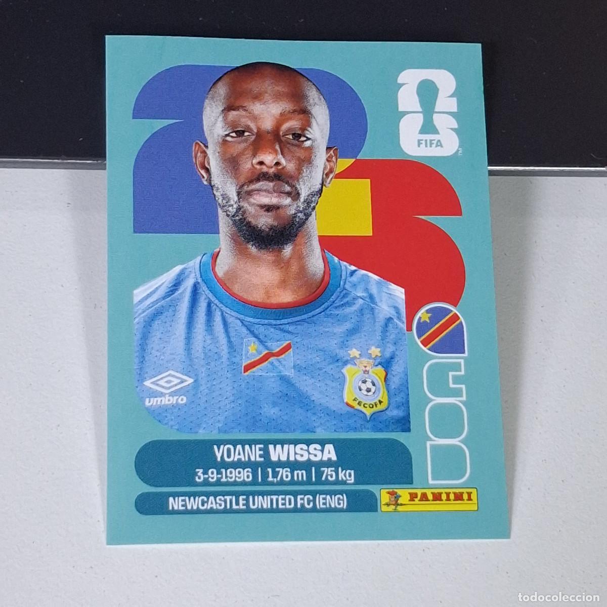Cromos de Futebol: B15 COD 16 COD16 YOANE WISSA CONGO COD MUNDIAL FIFA WORLD CUP 2026 STICKER PANINI