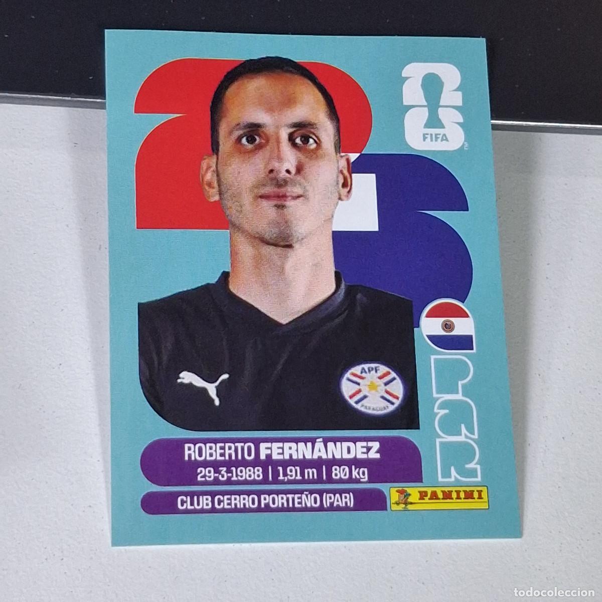 Cromos de F&uacute;tbol: B15 PAR 2 PAR2 ROBERTO FERNANDEZ PARAGUAY MUNDIAL FIFA WORLD CUP 2026 STICKER PANINI