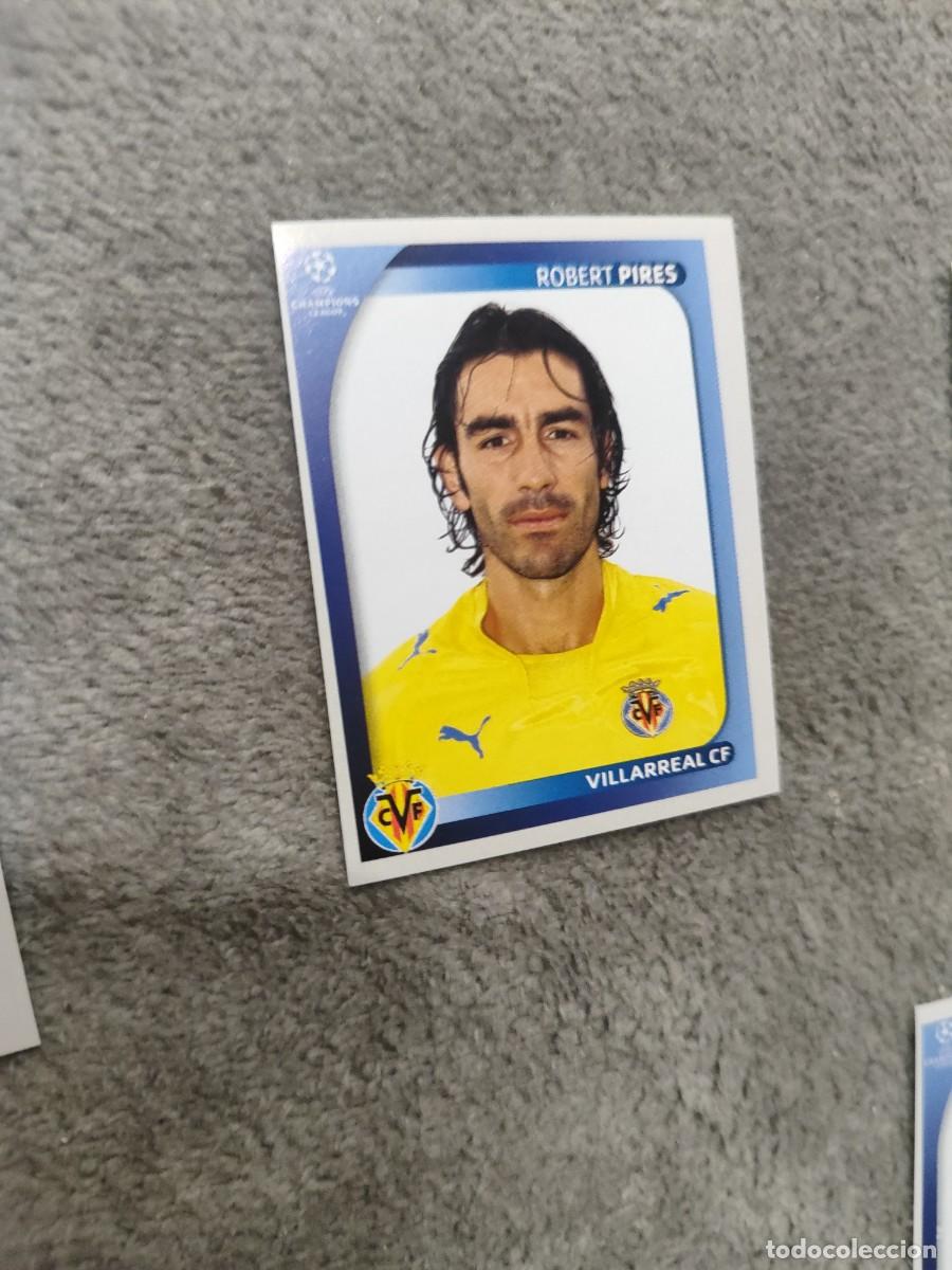 Cromos de F&uacute;tbol: 527 CHAMPIONS LEAGUE 08 09 PANINI ROBERT PIRES - VILLARREAL CF - 2008 2009 UCL UEFA