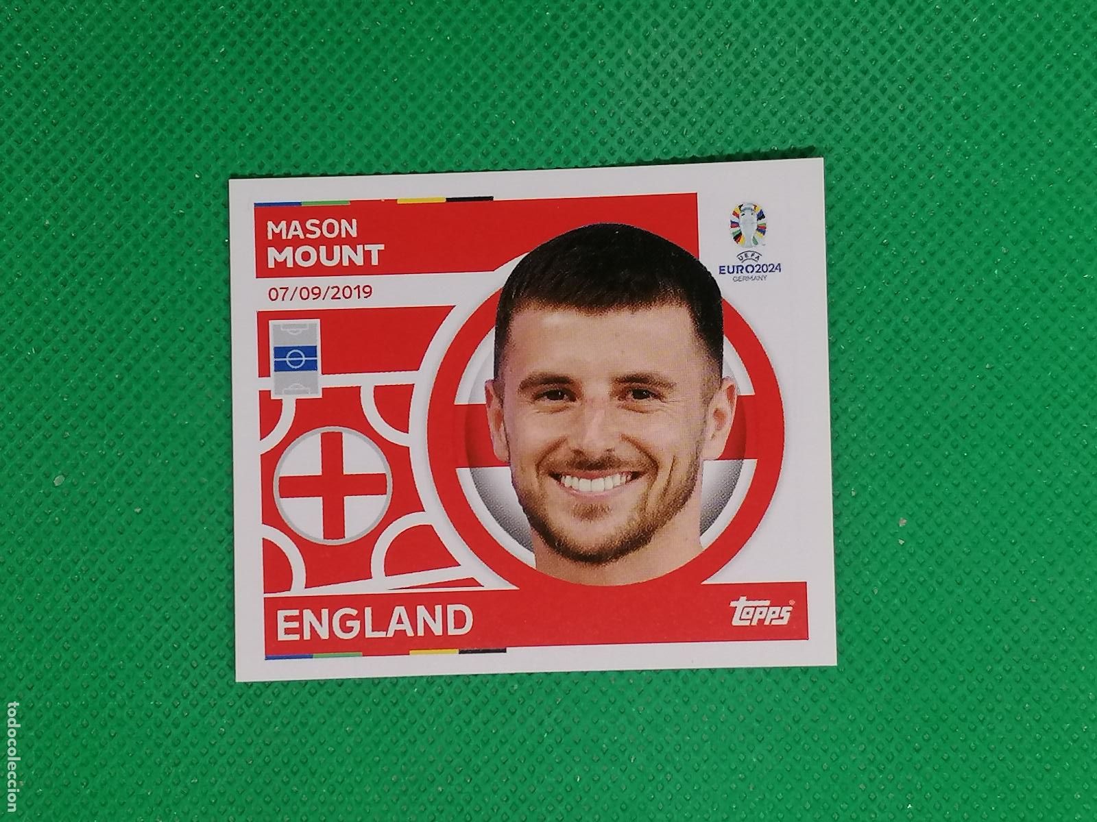 Cromos de F&uacute;tbol: ENG 17 ENG17 MASON MOUNT INGLATERRA ⚽ TOPPS EURO 2024 24 GERMANY STICKERS ⚽