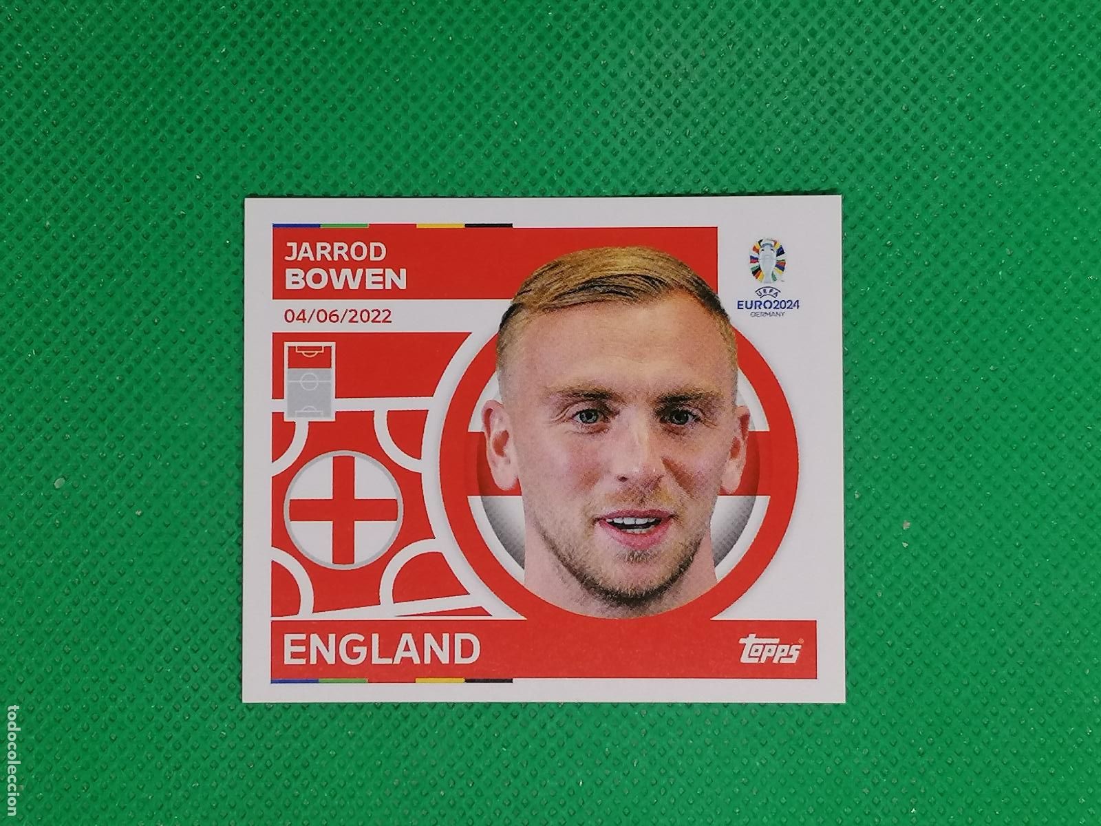 Cromos de F&uacute;tbol: ENG 18 ENG18 JARROD BOWEN INGLATERRA ⚽ TOPPS EURO 2024 24 GERMANY STICKERS ⚽