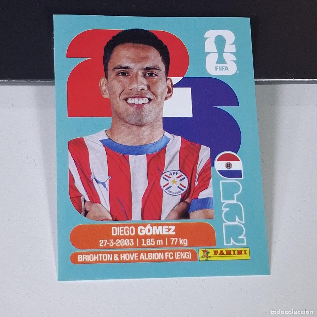 Cromos de F&uacute;tbol: B15 PAR10 DIEGO G&Oacute;MEZ 10 PARAGUAY PAR MUNDIAL FIFA WORLD CUP 2026 STICKER PANINI