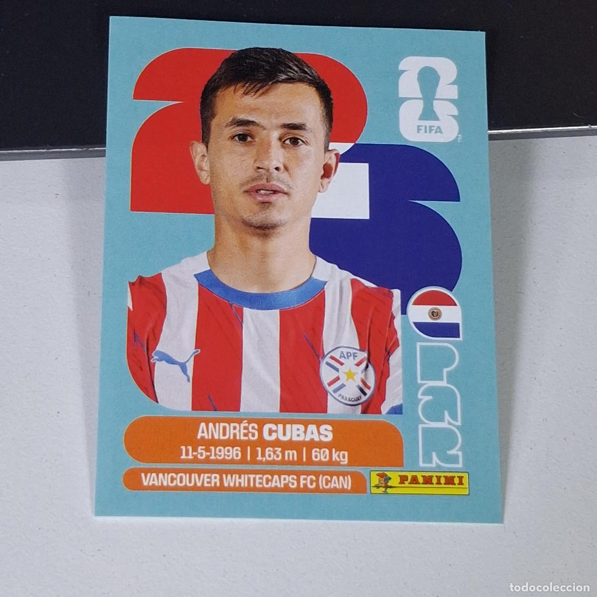 Cromos de F&uacute;tbol: B15 PAR12 ANDR&Eacute;S CUBAS 12 PARAGUAY PAR MUNDIAL FIFA WORLD CUP 2026 STICKER PANINI