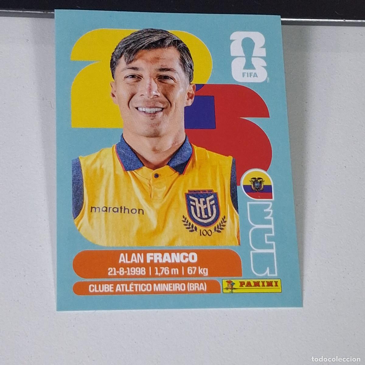 Cromos de F&uacute;tbol: B15 ECU 10 ECU10 ALAN FRANCO ECUADOR ECU MUNDIAL FIFA WORLD CUP 2026 STICKER PANINI