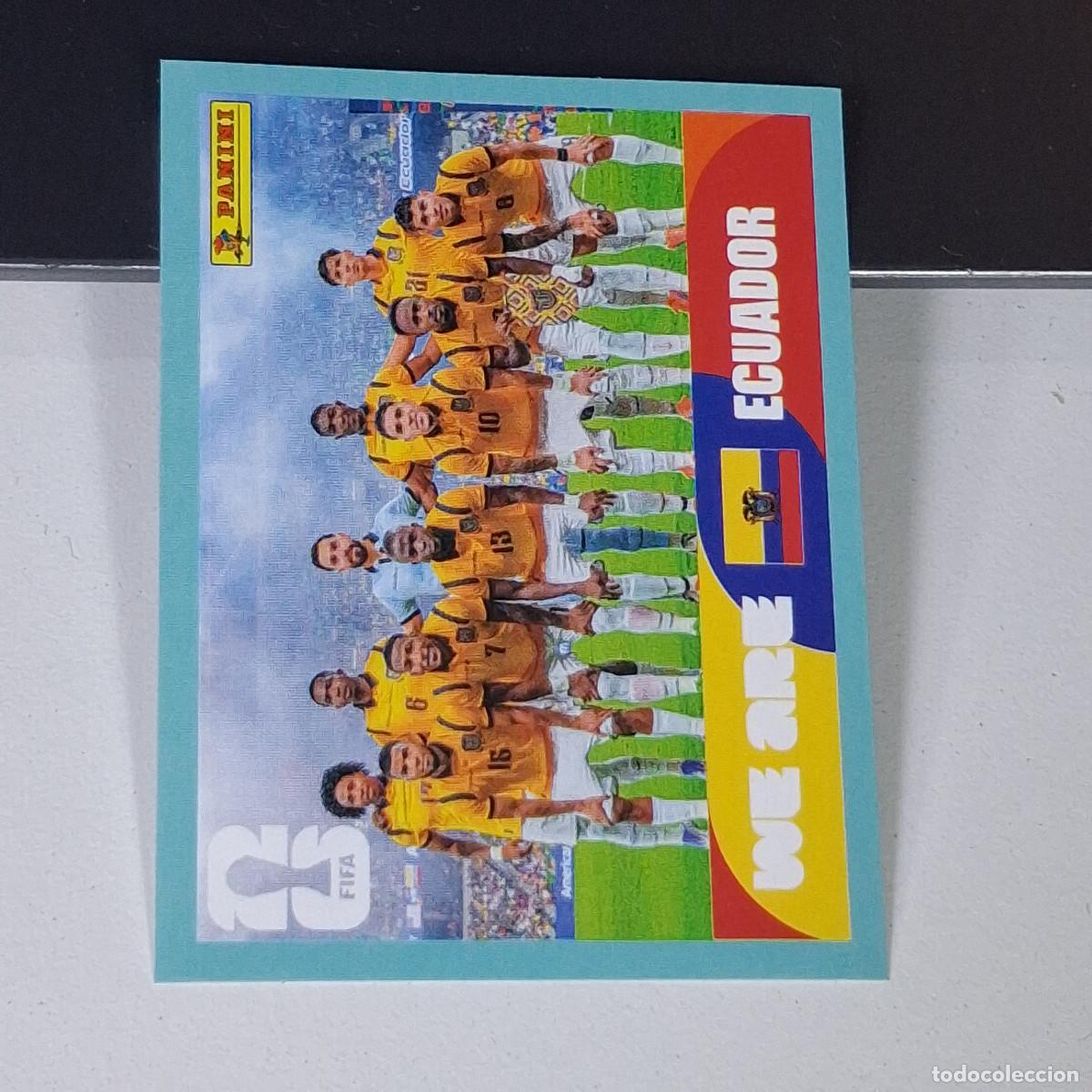 Cromos de F&uacute;tbol: B15 ECU13 TEAM PHOTO EQUIPO 13 ECU ECUADOR MUNDIAL FIFA WORLD CUP 2026 STICKER PANINI