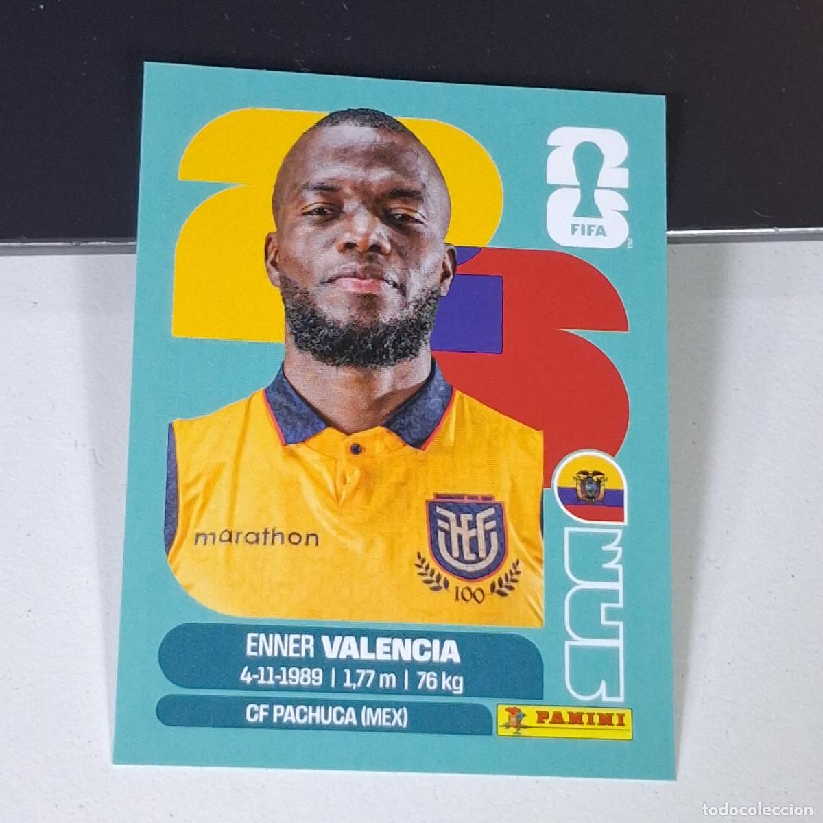 Cromos de F&uacute;tbol: B15 ECU20 ENNER VALENCIA 20 ECUADOR ECU MUNDIAL FIFA WORLD CUP 2026 STICKER PANINI