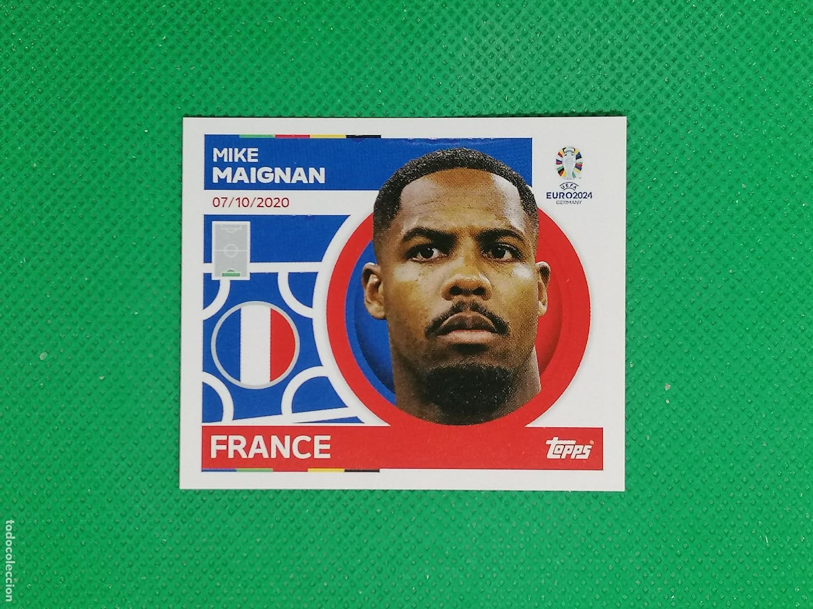 Cromos de F&uacute;tbol: FRA 4 FRA4 MIKE MAIGNAN FRANCIA ⚽ TOPPS EURO 2024 24 GERMANY STICKERS ⚽