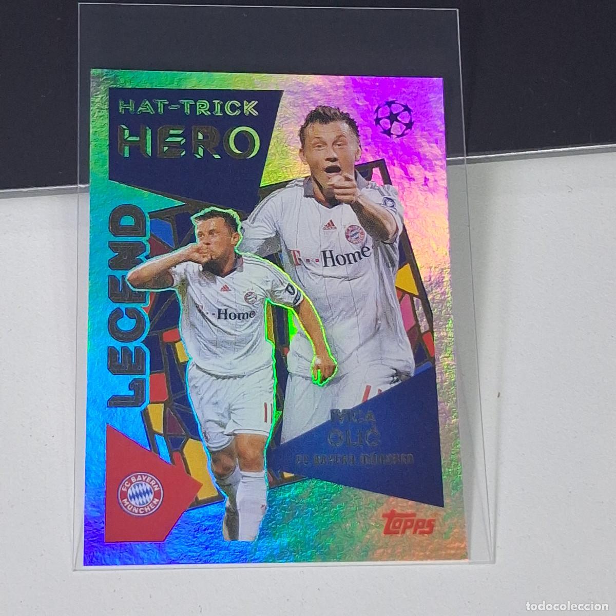 Cromos de F&uacute;tbol: B5 IVICA OLIC HERO LEGEND BAYERN MUNCHEN TRICK UEFA CHAMPIONS LEAGUE STICKER TOPPS 2025-26 2026