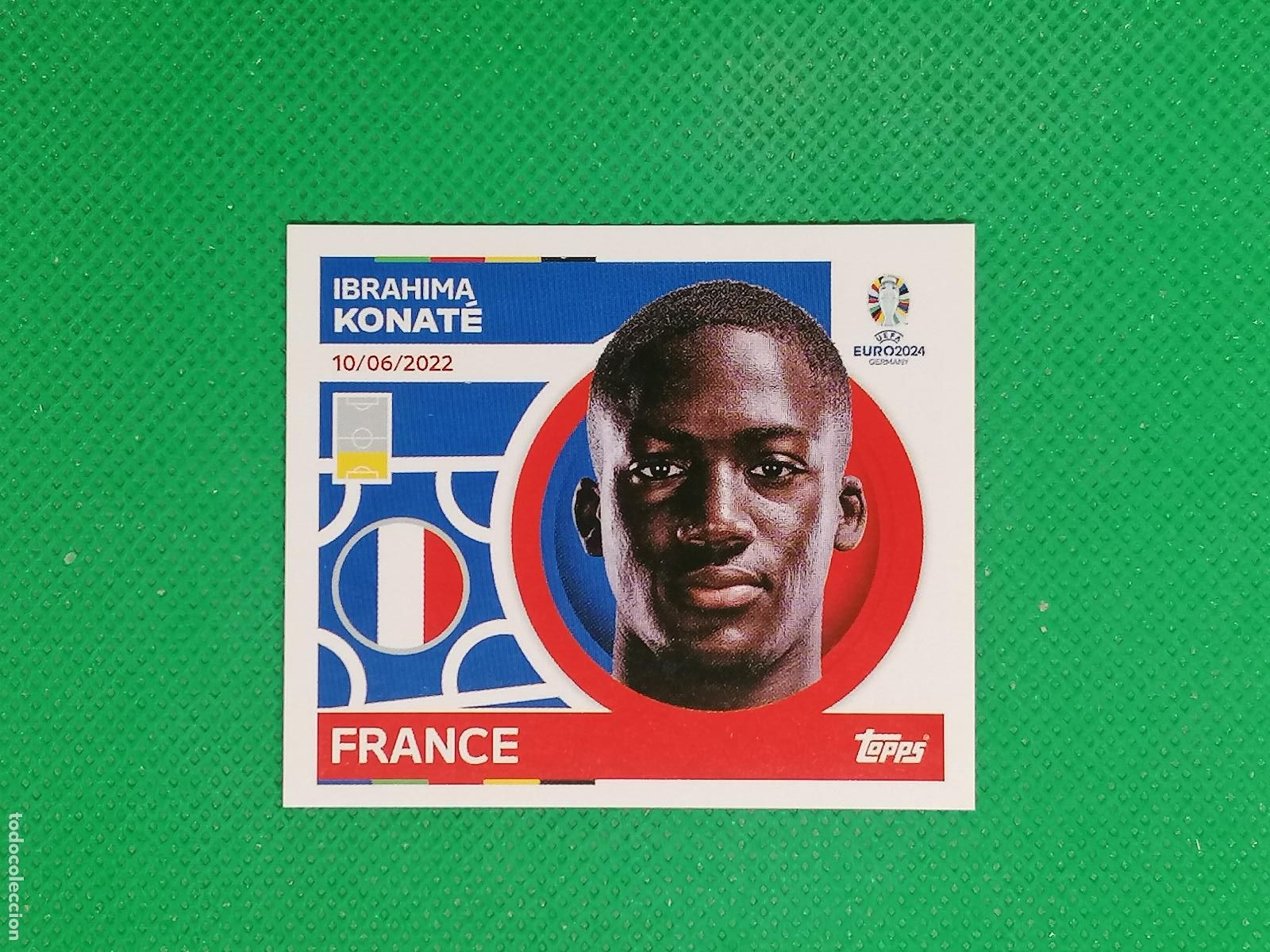 Cromos de F&uacute;tbol: FRA 5 FRA5 IBRAHIMA KONATE FRANCIA ⚽ TOPPS EURO 2024 24 GERMANY STICKERS ⚽