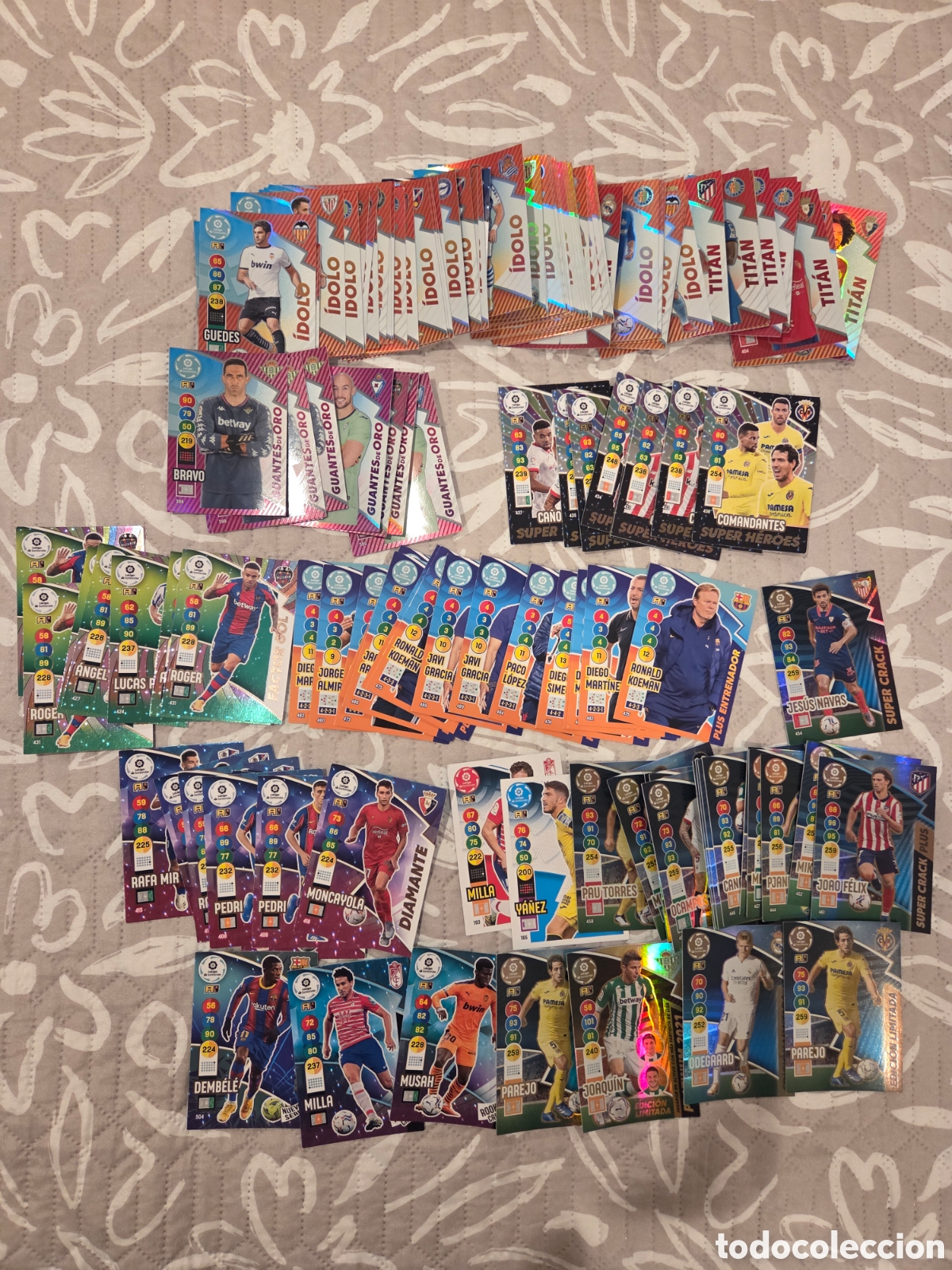 Cromos de F&uacute;tbol: Lote cartas panini adrenalyn 20/21