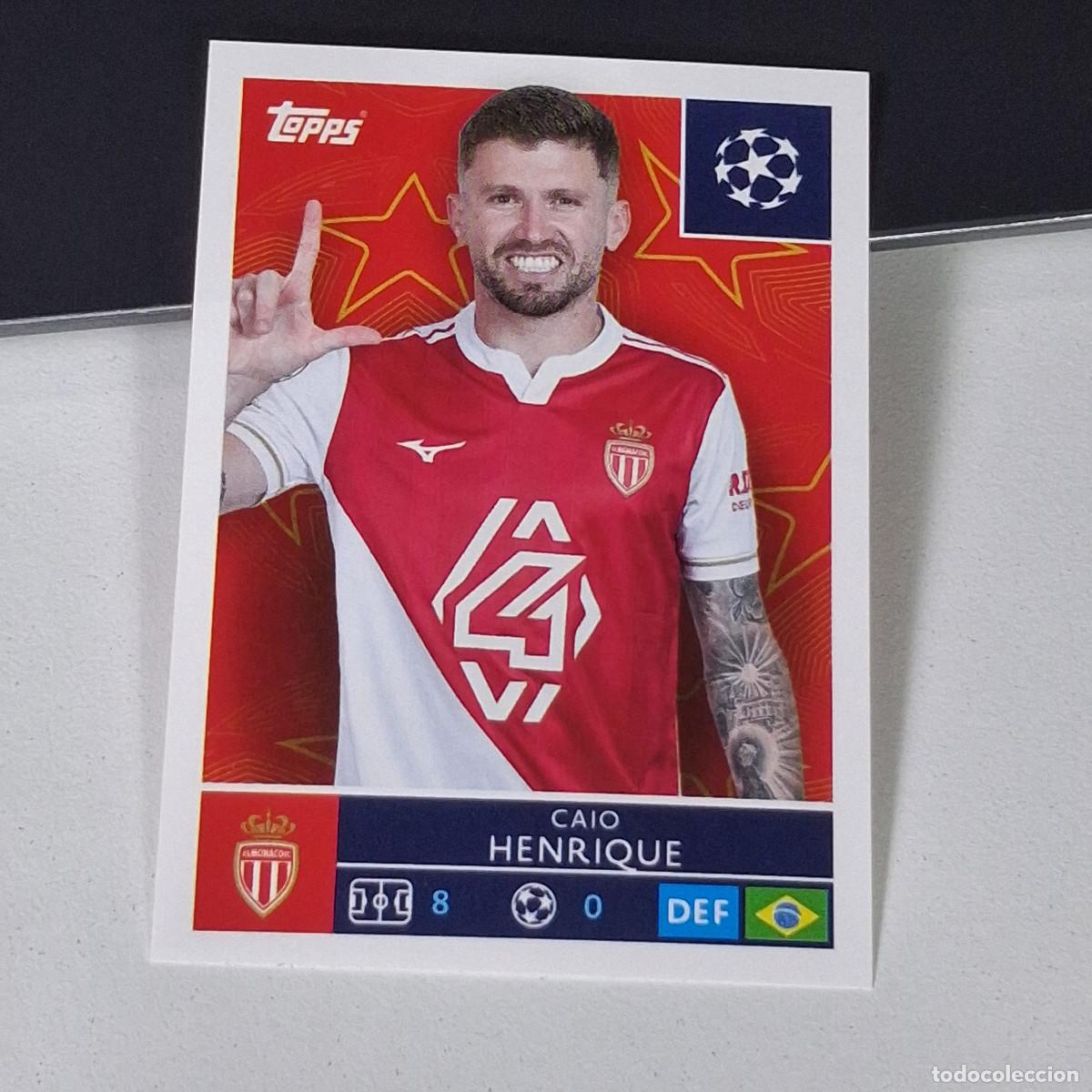 Cromos de F&uacute;tbol: B5 73 CAIO HENRIQUE MONACO UEFA CHAMPIONS LEAGUE STICKER TOPPS 2025-26 2026