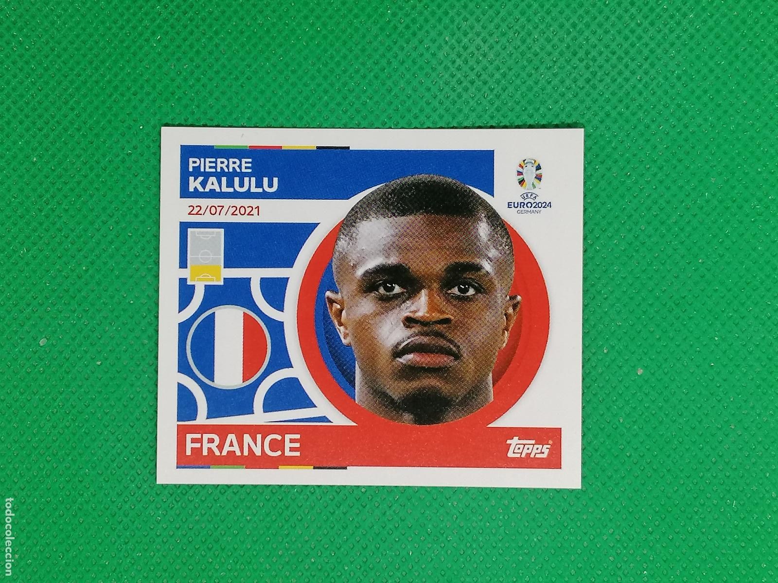 Fu&szlig;ball-Sticker: FRA 11 FRA11 PIERRE LUKAKU FRANCIA ⚽ TOPPS EURO 2024 24 GERMANY STICKERS ⚽