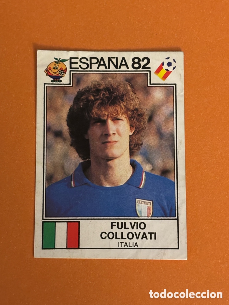 Fu&szlig;ball-Sticker: Panini mundial Espa&ntilde;a 82 n&uacute;mero 41 Collovati - Sticker album world cup Spain 1982 Italy