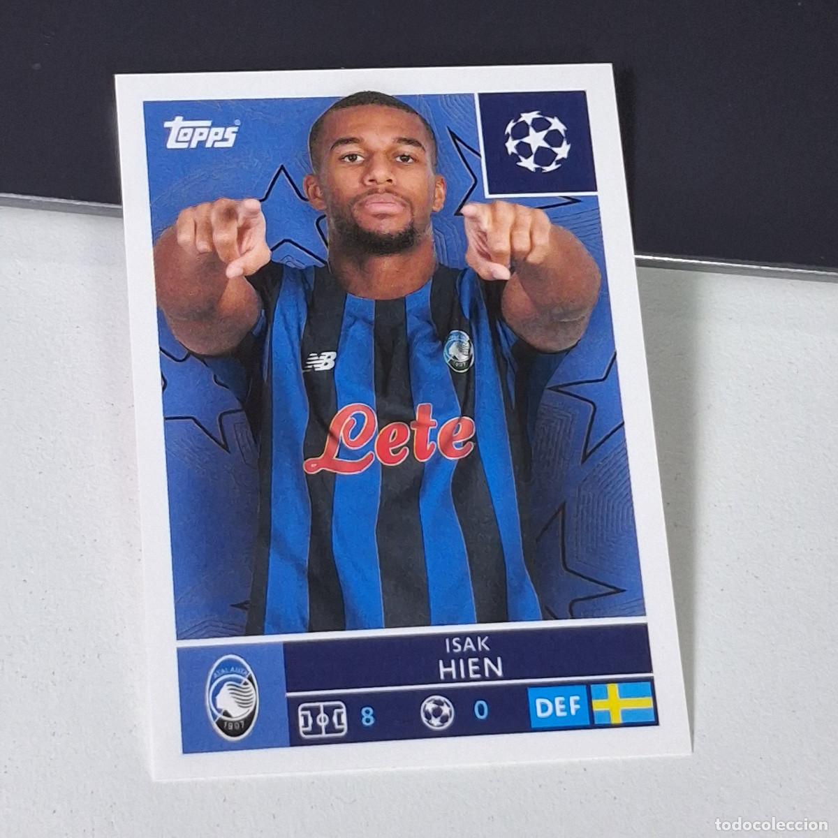 Cromos de F&uacute;tbol: B5 87 ISAK HIEN ATALANTA UEFA CHAMPIONS LEAGUE STICKER TOPPS 2025-26 2026 UCL