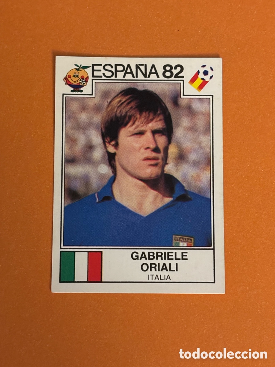 Cromos de F&uacute;tbol: Panini mundial Espa&ntilde;a 82 n&uacute;mero 44 Oriali - Sticker album world cup Spain 1982
