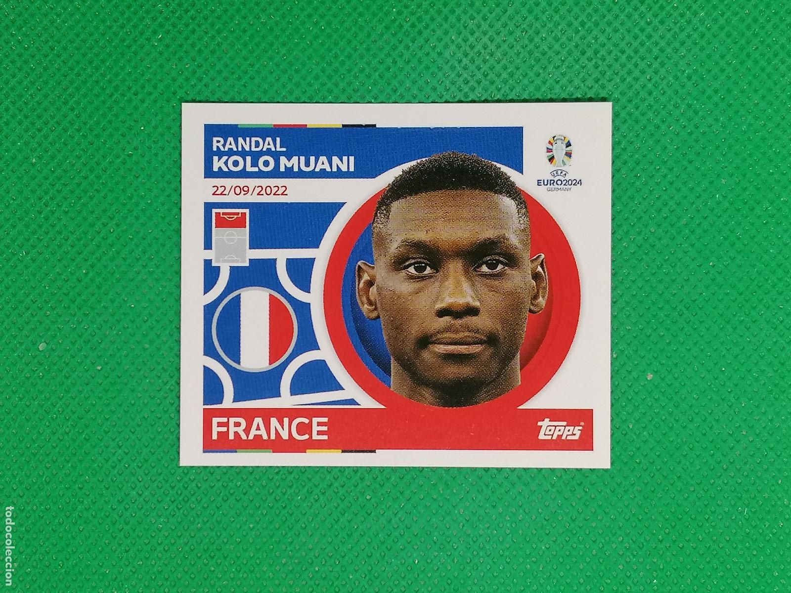 Cromos de F&uacute;tbol: FRA 17 FRA17 RANDAL KOLO MUANI FRANCIA ⚽ TOPPS EURO 2024 24 GERMANY STICKERS ⚽
