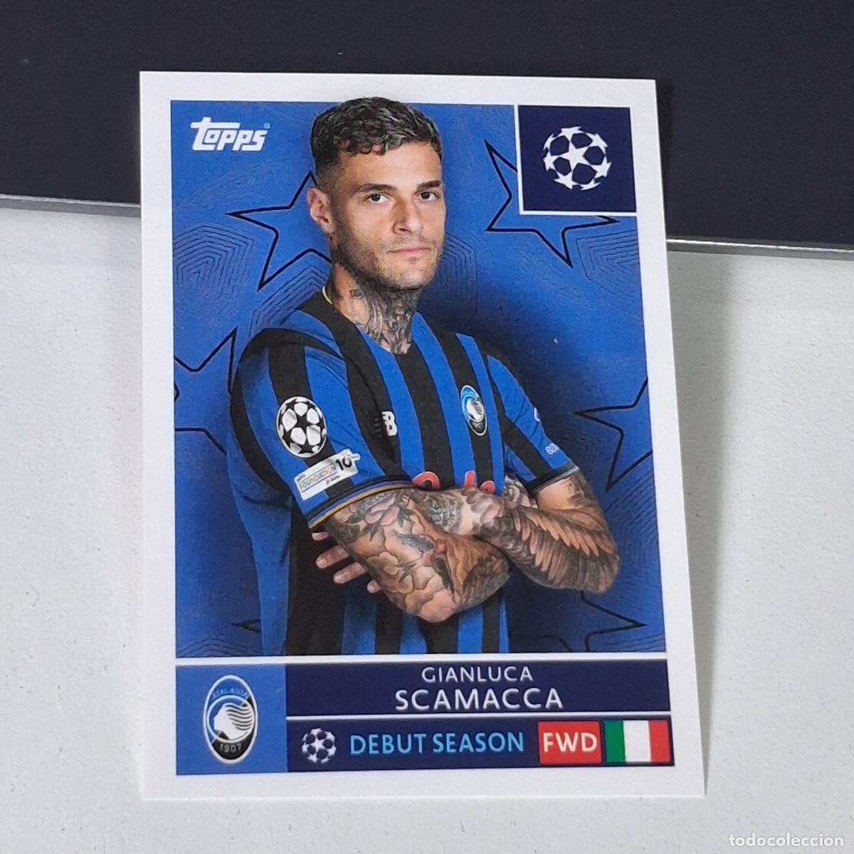 Cromos de F&uacute;tbol: B5 96 GIANLUCA SCAMACCA ATALANTA UEFA CHAMPIONS LEAGUE STICKER TOPPS 2025-26 2026 UCL
