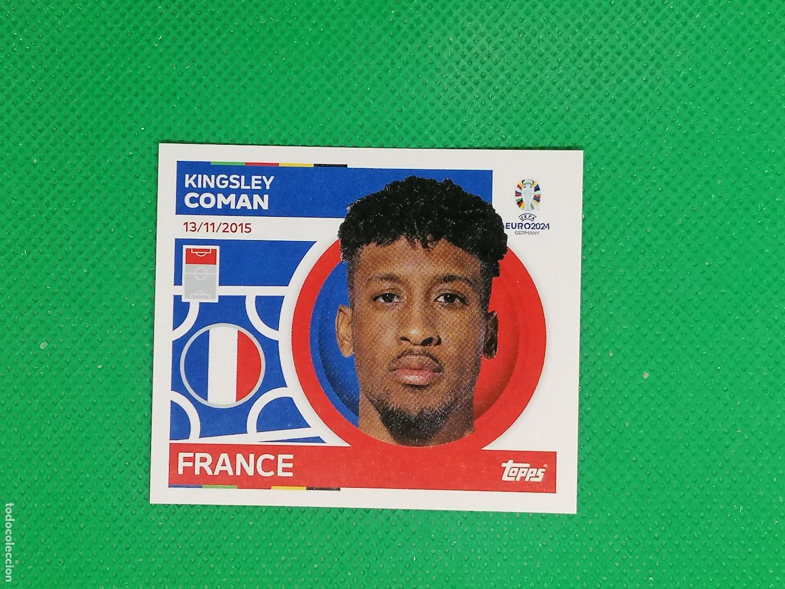 Cromos de F&uacute;tbol: FRA 19 FRA19 KINGSLEY COMAN FRANCIA ⚽ TOPPS EURO 2024 24 GERMANY STICKERS ⚽