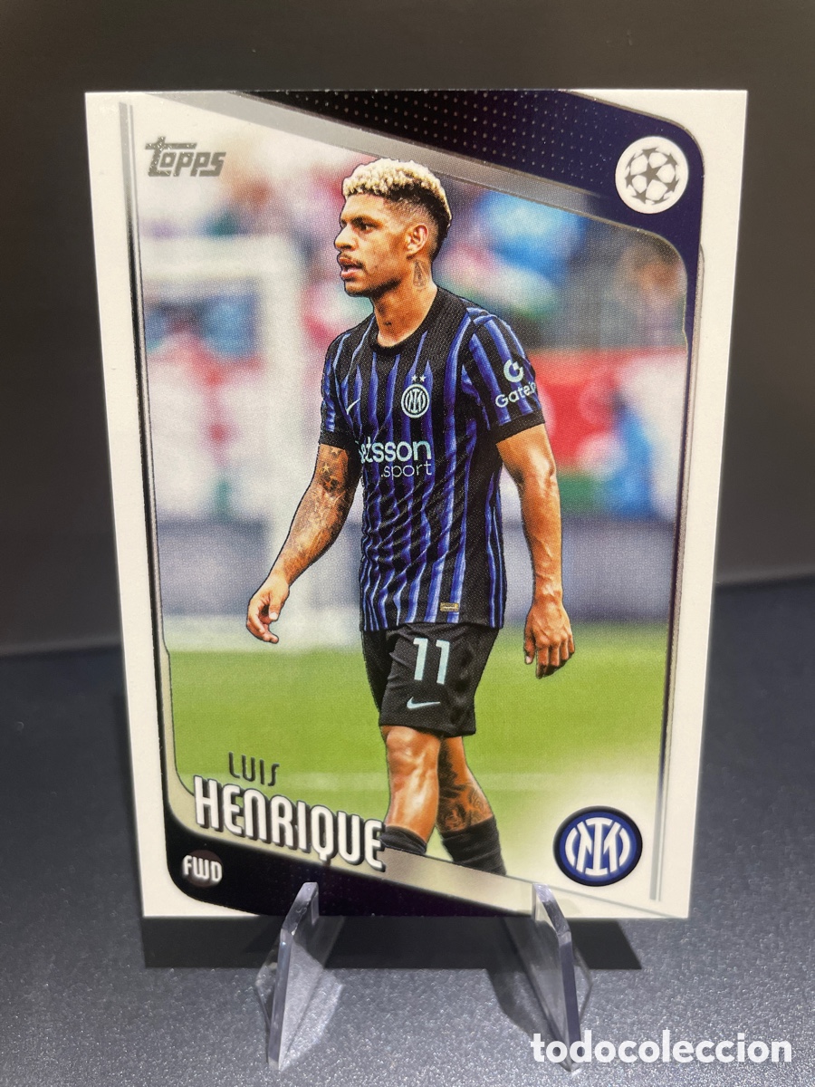Cromos de F&uacute;tbol: Luis Henrique 135 Topps UCL Flagship 2025-26 Inter de Milan
