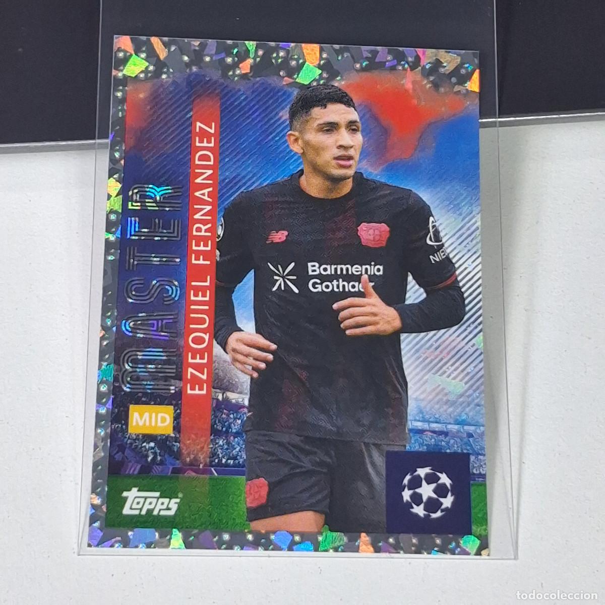 Cromos de F&uacute;tbol: B5 132 EZEQUIEL FERNANDEZ BAYER 04 LEVERKUSEN MAST UEFA CHAMPIONS LEAGUE STICKER TOPPS 2025-26 2026