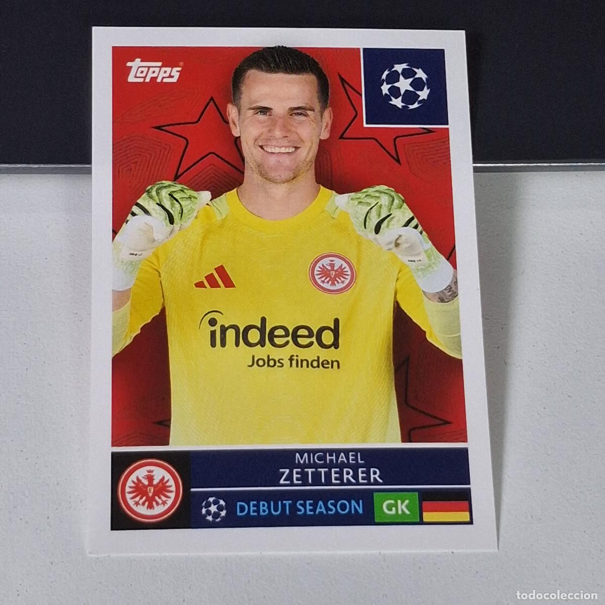 Cromos de F&uacute;tbol: B5 170 MICHAEL ZETTERER EINTRACHT FRANKFURT UEFA CHAMPIONS LEAGUE STICKER TOPPS 2025-26 2026 UCL