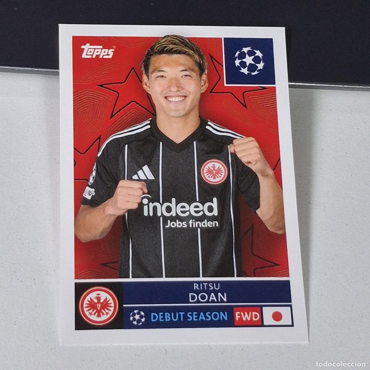 Cromos de Futebol: B5 179 RITSU DOAN EINTRACHT FRANKFURT UEFA CHAMPIONS LEAGUE 2025 2026 25 26 TOPPS