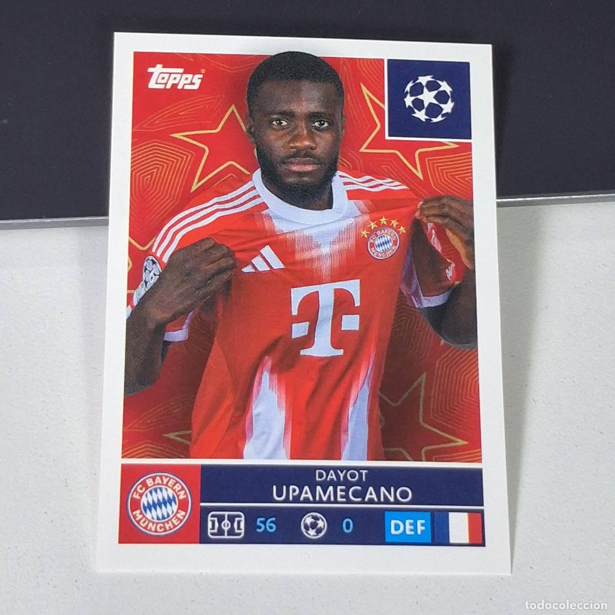 Cromos de F&uacute;tbol: B5 199 DAYOT UPAMECANO BAYERN MUNCHEN MUNIQUE UEFA CHAMPIONS LEAGUE STICKER TOPPS 2025-26 2026 UCL