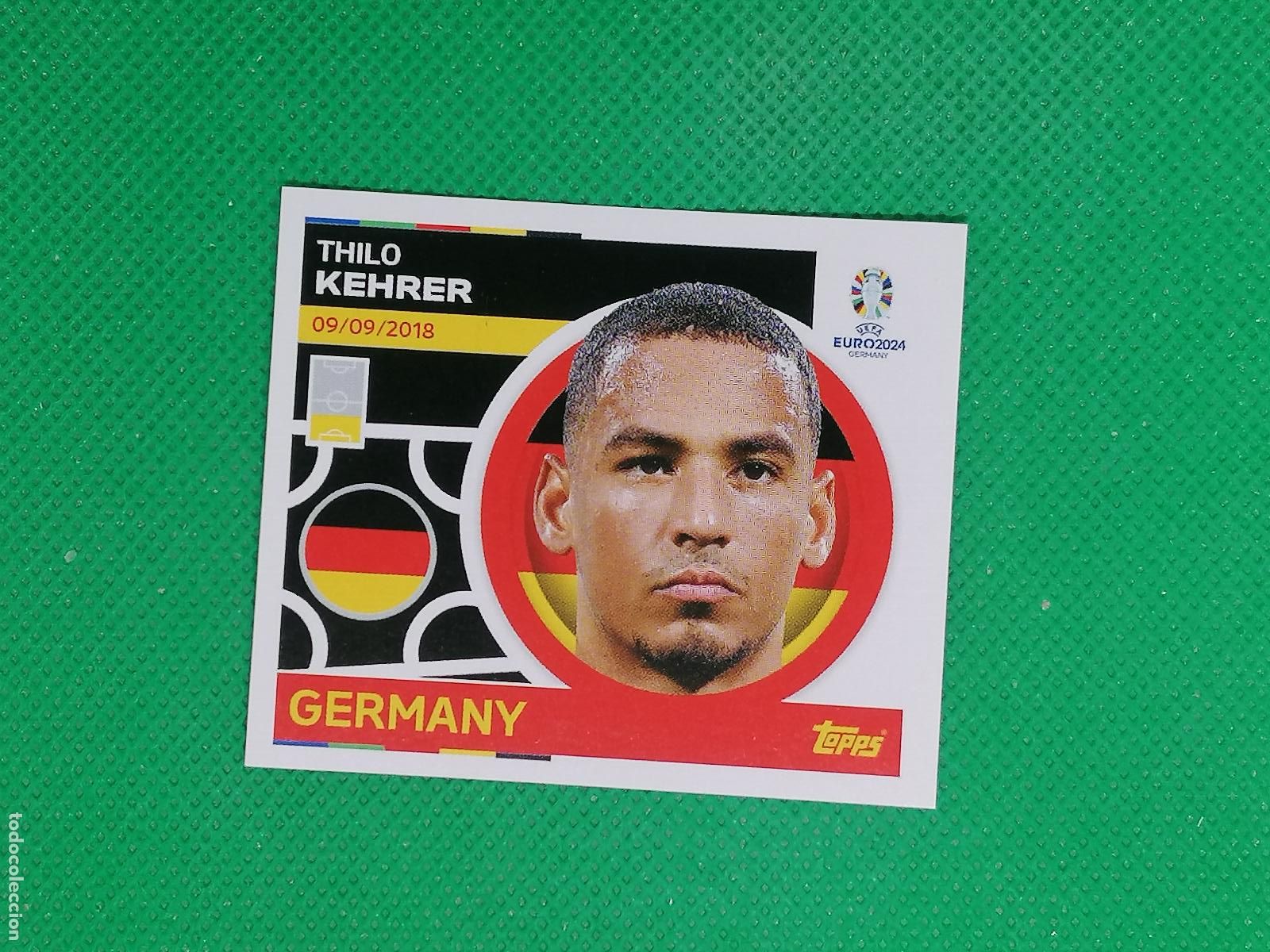 Cromos de F&uacute;tbol: GER 4 GER4 THILO KEHRER GERMANY ALEMANIA ⚽ TOPPS EURO 2024 24 GERMANY STICKERS ⚽