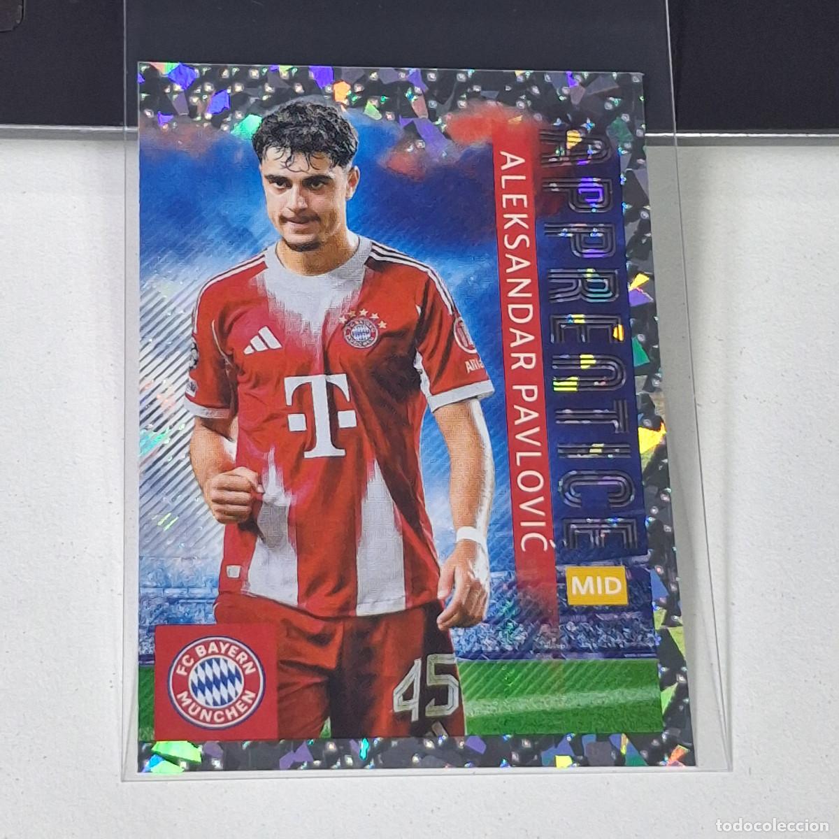 Cromos de F&uacute;tbol: B5 203 APPRENTICE PAVLOVIC BAYERN MUNCHEN UEFA CHAMPIONS LEAGUE STICKER TOPPS 2025-26 2026 UCL