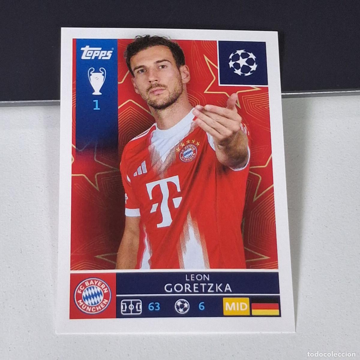 Fu&szlig;ball-Sticker: B5 204 LEON GORETZKA BAYERN MUNICH M&Uuml;NCHEN UEFA CHAMPIONS LEAGUE STICKER TOPPS 2025-26 2026 UCL