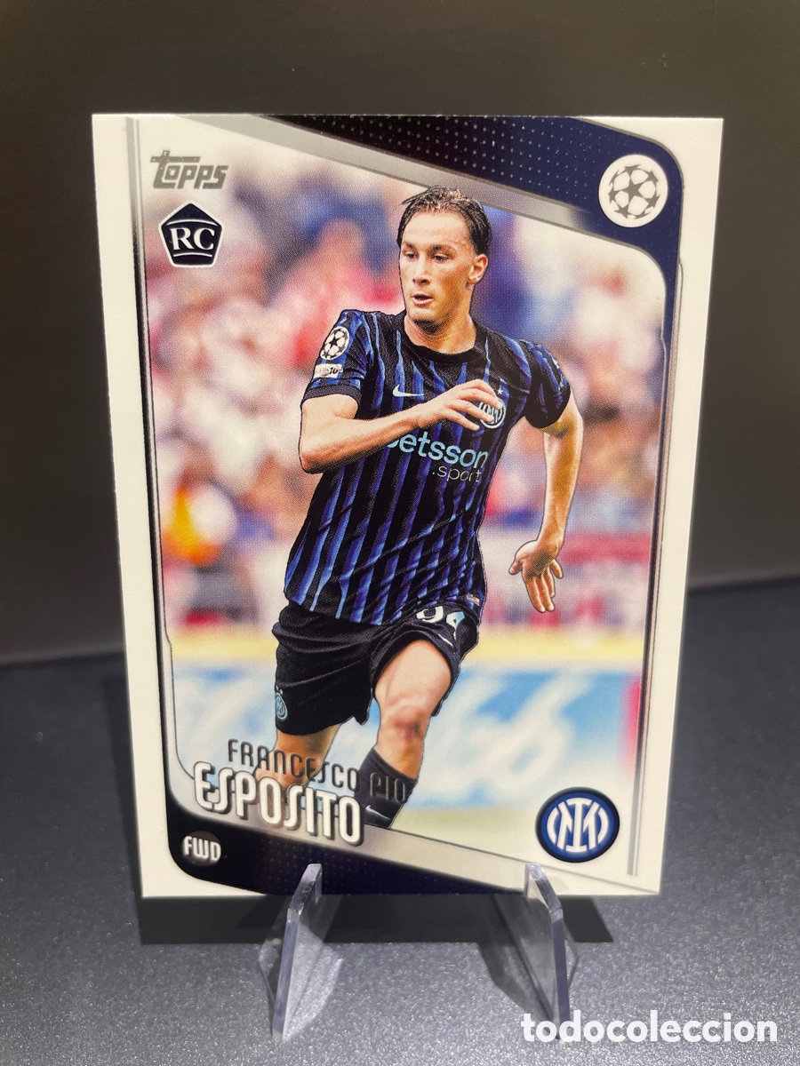 Cartes &agrave; collectionner de Football: Esposito 163 Rookie Topps UCL Flagship 2025-26 Inter de Milan