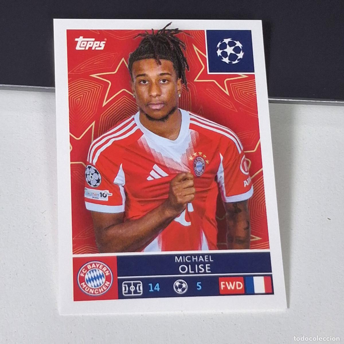 Cartes &agrave; collectionner de Football: B5 209 MICHAEL OLISE BAYERN MUNICH M&Uuml;NCHEN UEFA CHAMPIONS LEAGUE STICKER TOPPS 2025-26 2026 UCL