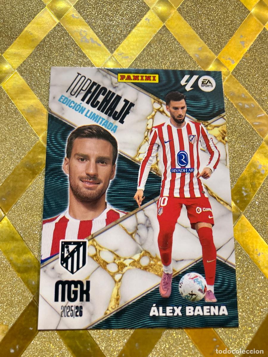 Cartes &agrave; collectionner de Football: CROMO DE FUTBOL ALEX BAENA ATLETICO MADRID EDICION LIMITADA MEGACRACKS 2025 2026 MGK PANINI !