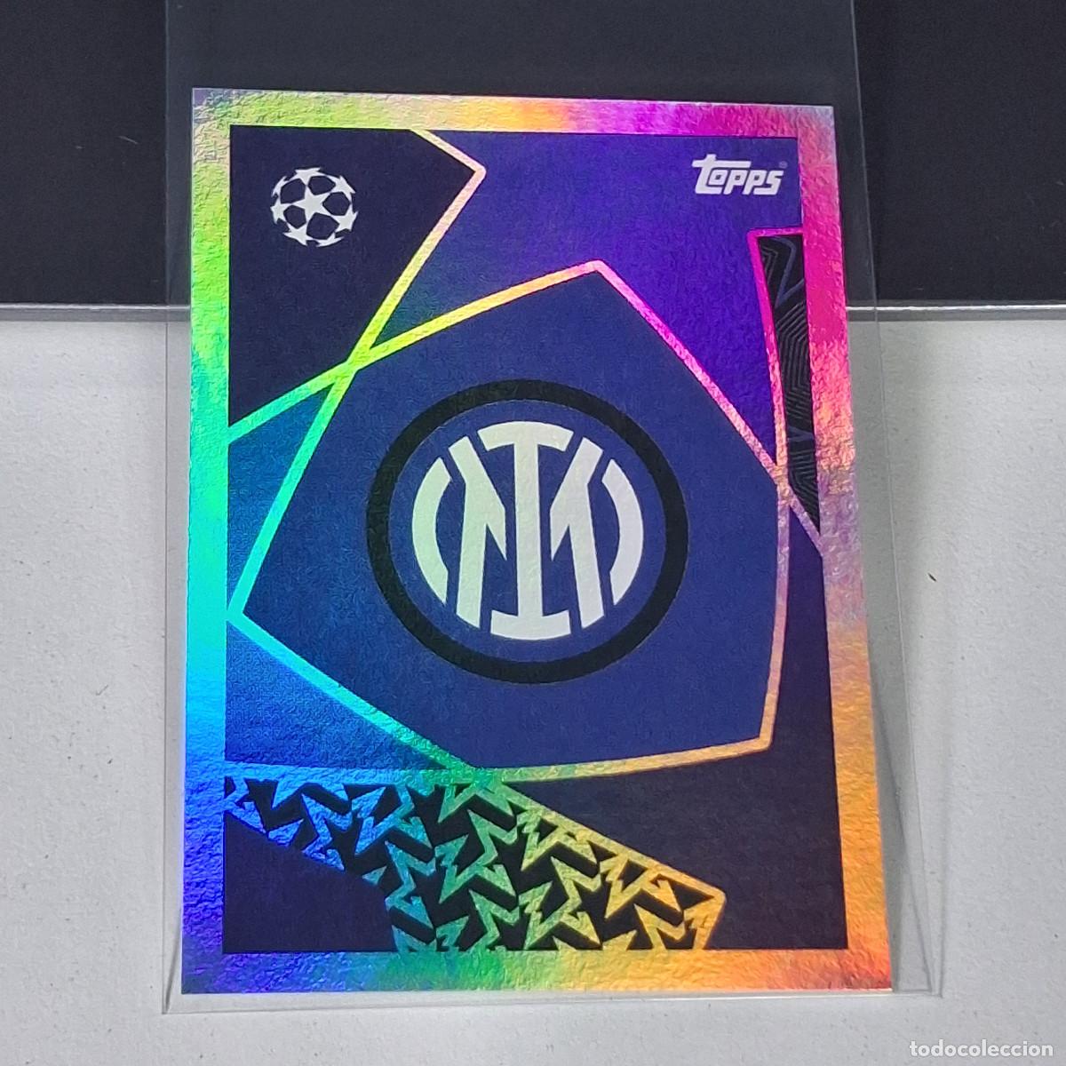Cartes &agrave; collectionner de Football: B5 210 ESCUDO LOGO INTER DE MILAN UEFA TOPPS UEFA CHAMPIONS LEAGUE STICKER TOPPS 2025-26 2026 UCL