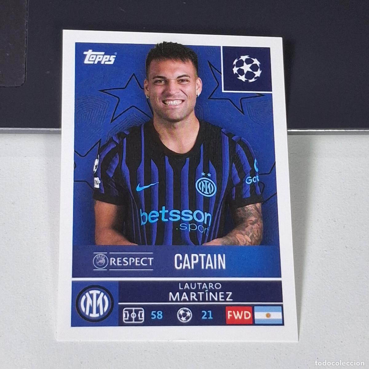Cartes &agrave; collectionner de Football: B5 211 LAUTARO MARTINEZ INTER MILAN UEFA TOPPS UEFA CHAMPIONS LEAGUE STICKER TOPPS 2025-26 2026 UCL