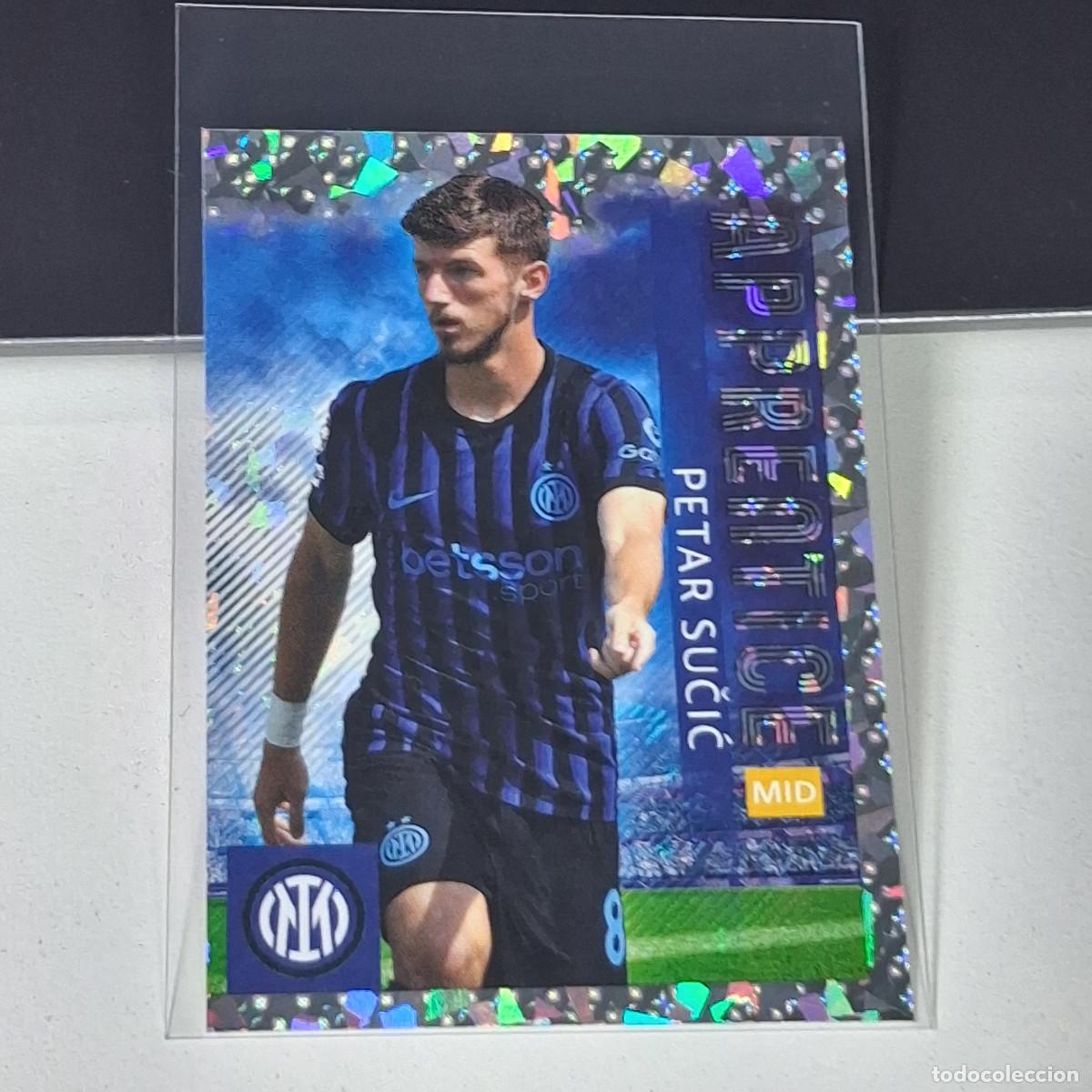 Cartes &agrave; collectionner de Football: B5 217 PETAR SUCIC APPRENTICE DEBUT INTER MILANO UEFA CHAMPIONS LEAGUE STICKER TOPPS 2025-26 2026 U