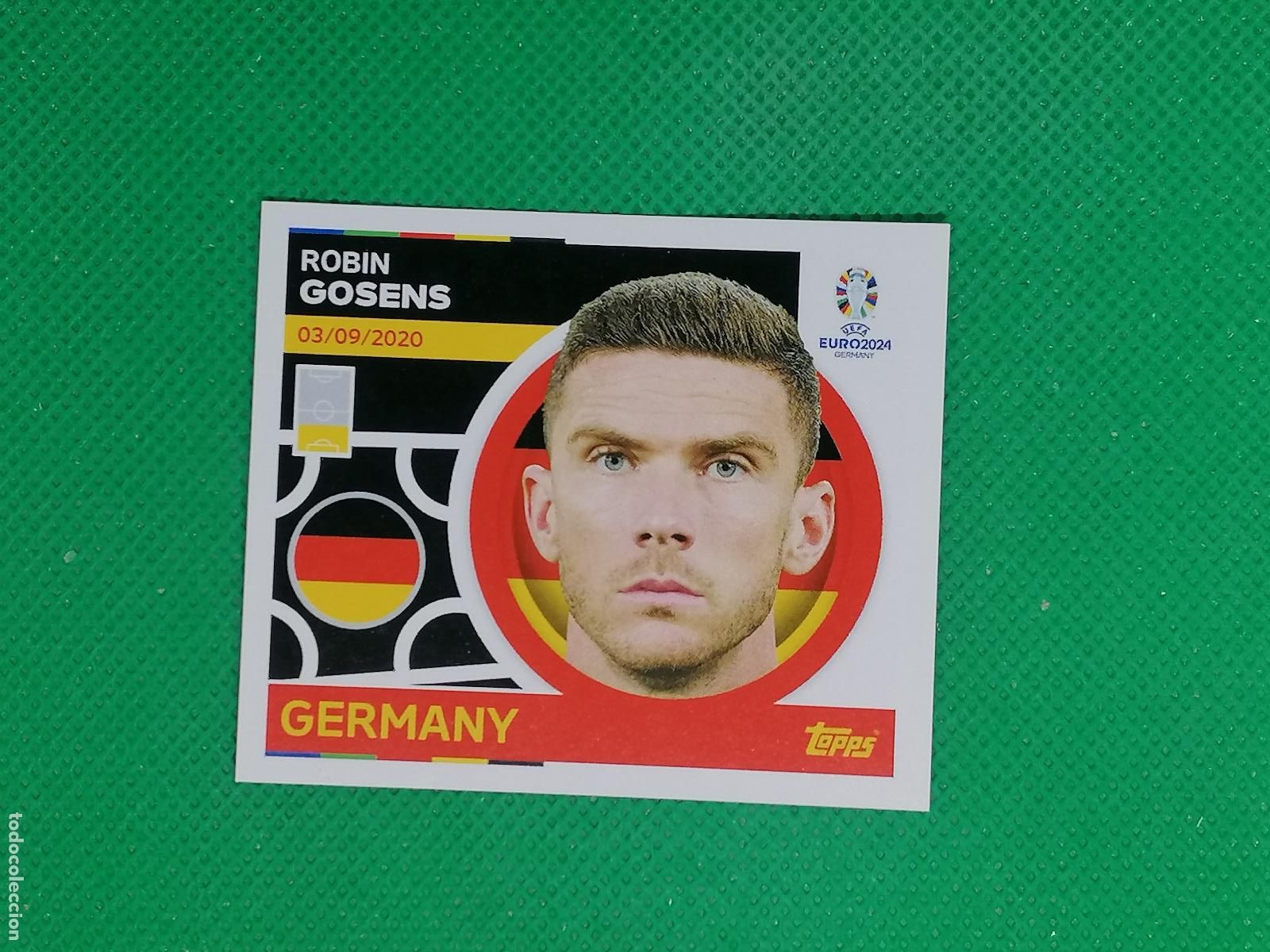 Cromos de F&uacute;tbol: GER 8 GER8 ROBIN GOSENS GERMANY ALEMANIA ⚽ TOPPS EURO 2024 24 GERMANY STICKERS ⚽