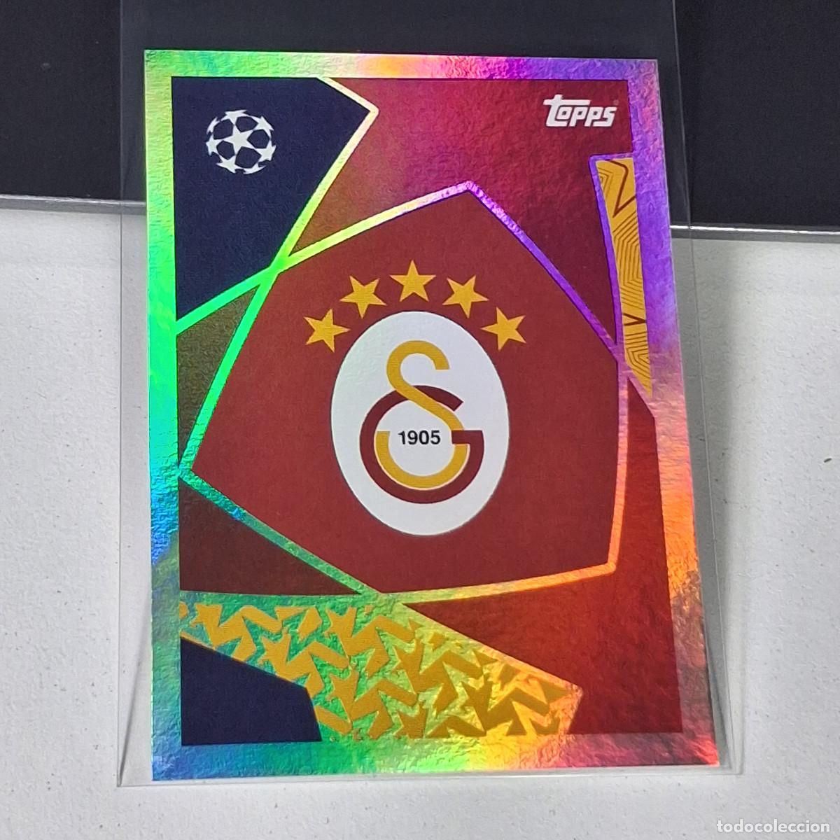 Cromos de F&uacute;tbol: B5 224 ESCUDO LOGO BADGE GALATASARAY S.K. UEFA CHAMPIONS LEAGUE STICKER TOPPS 2025-26 2026 UCL