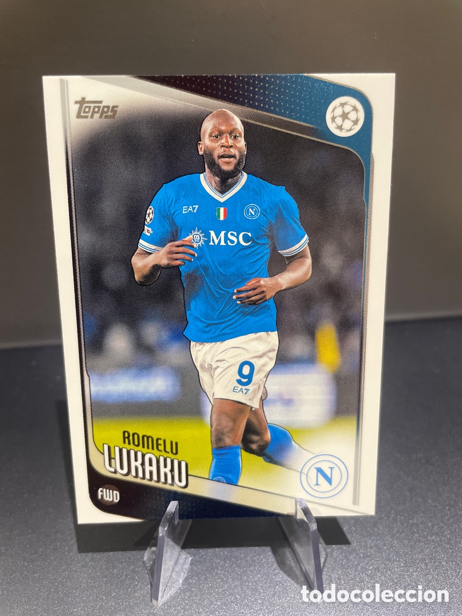 Cromos de F&uacute;tbol: Lukaku 76 Topps UCL Flagship 2025-26 Napoles