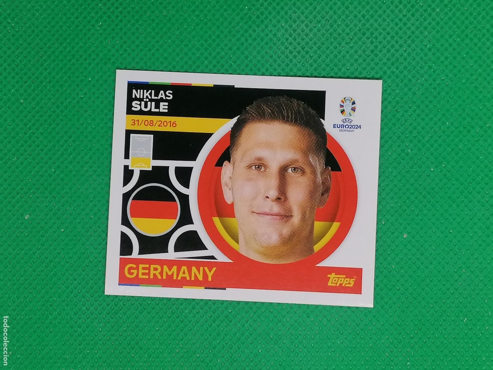 Cromos de F&uacute;tbol: GER 9 GER9 NIKLAS SULE GERMANY ALEMANIA ⚽ TOPPS EURO 2024 24 GERMANY STICKERS ⚽