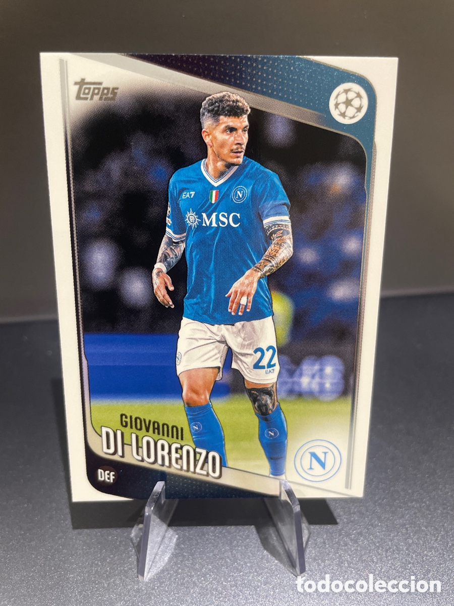 Cromos de F&uacute;tbol: Di Lorenzo 77 Topps UCL Flagship 2025-26 Napoles