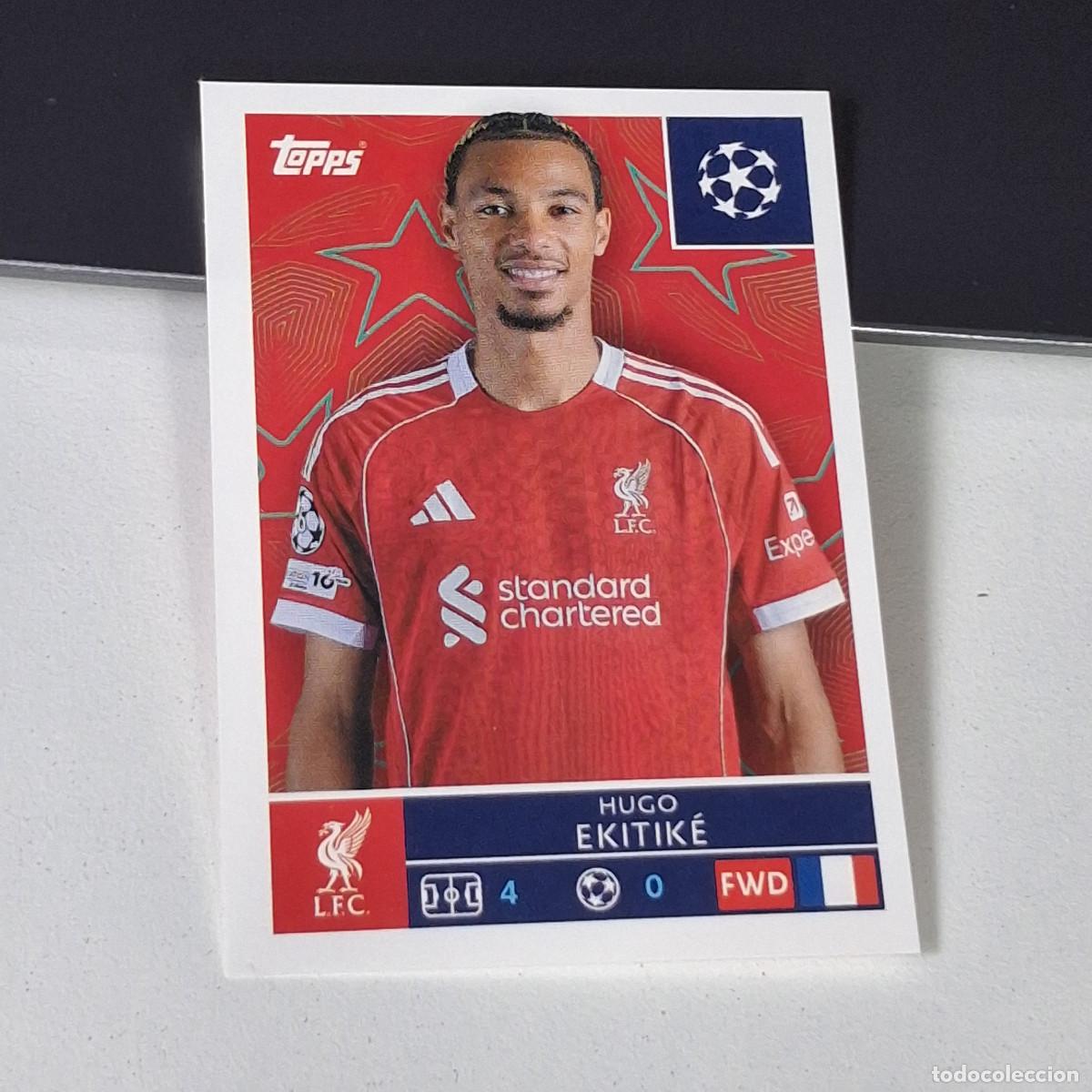 Cromos de F&uacute;tbol: B5 265 HUGO EKITIKE LIVERPOOL UEFA CHAMPIONS LEAGUE STICKER TOPPS 2025-26 2026 UC