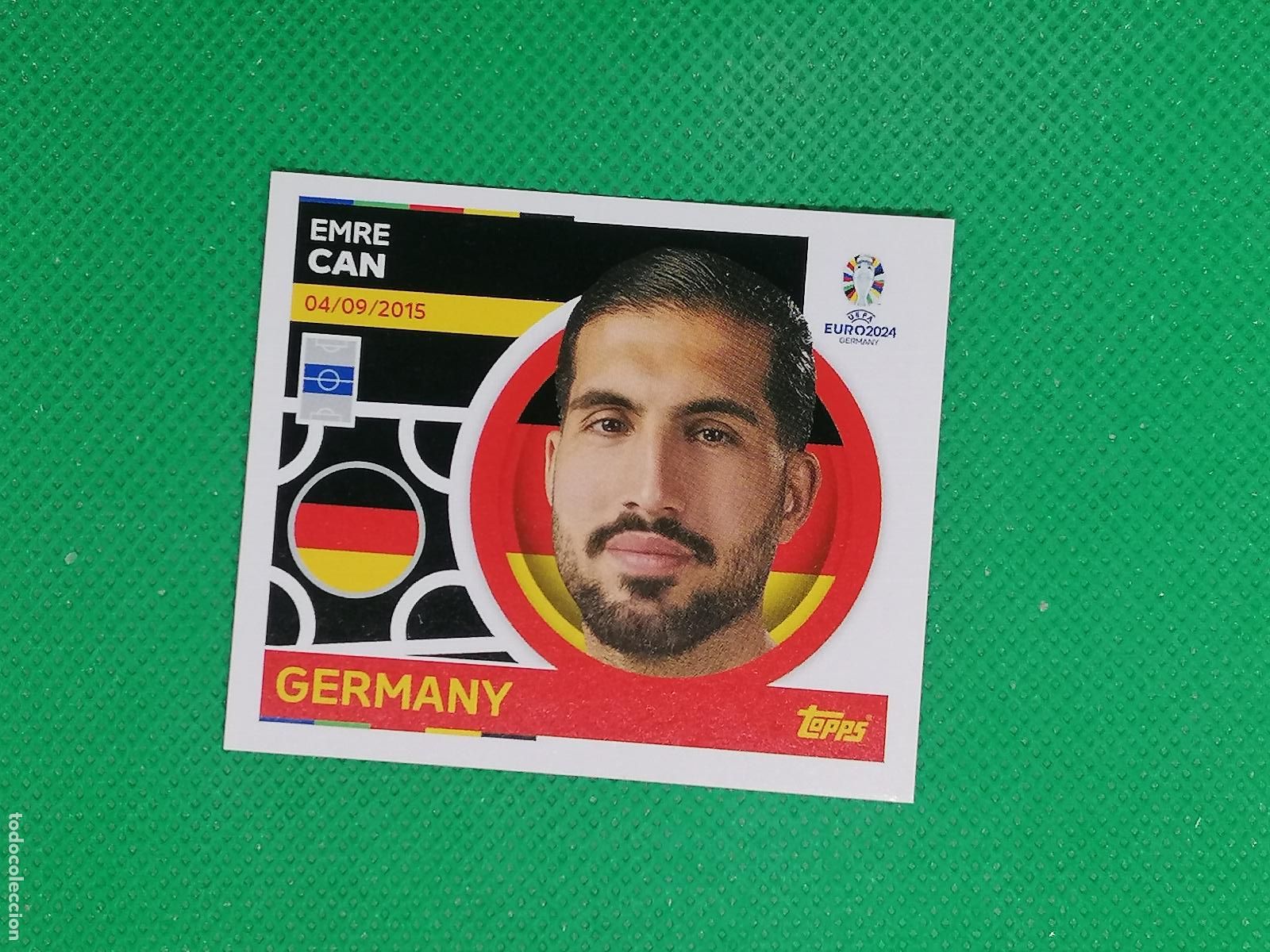 Cromos de F&uacute;tbol: GER 13 GER13 EMRE CAN GERMANY ALEMANIA ⚽ TOPPS EURO 2024 24 GERMANY STICKERS ⚽