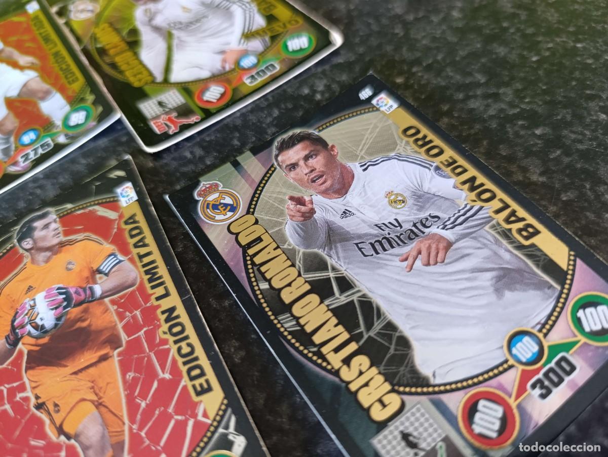 Cromos de F&uacute;tbol: Lote COMPLETO de 203 cartas TODAS ESPECIALES Adrenalyn XL Panini La Liga BBVA 2014-2015.