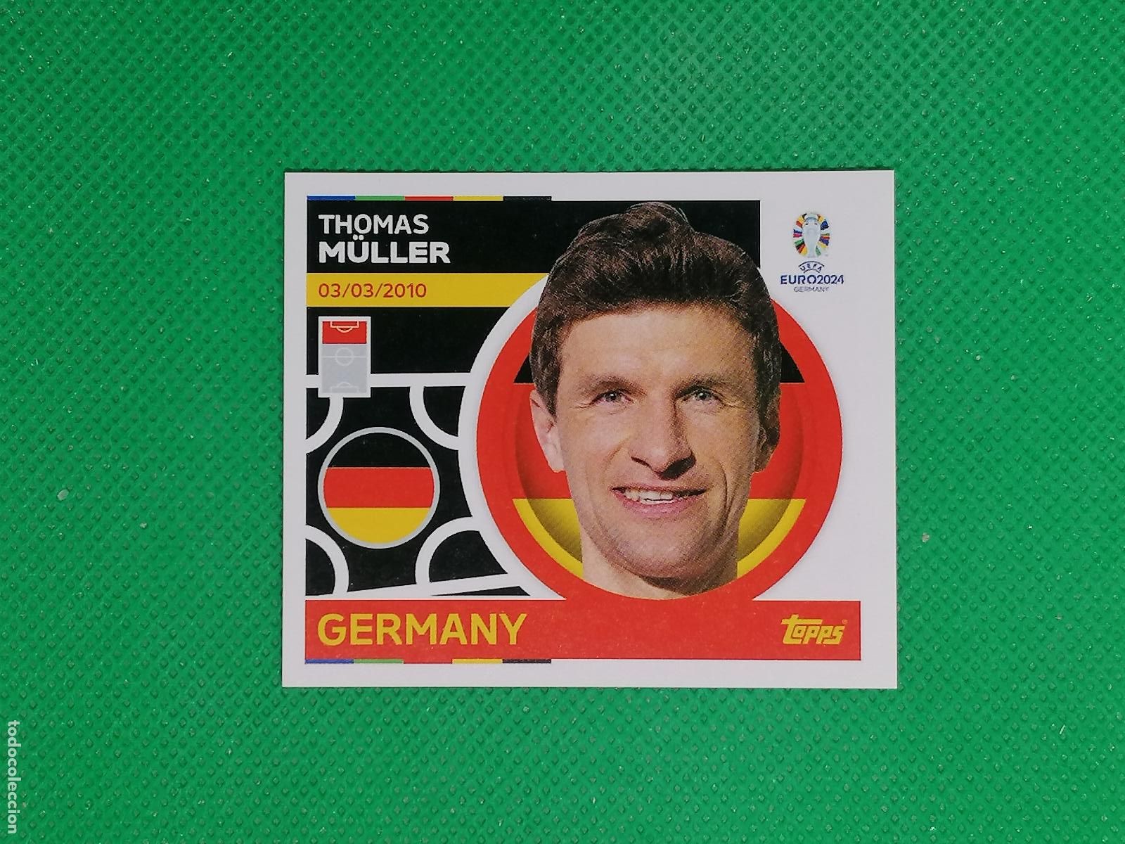 Cromos de F&uacute;tbol: GER 16 GER16 THOMAS MULLER GERMANY ALEMANIA ⚽ TOPPS EURO 2024 24 GERMANY STICKERS ⚽